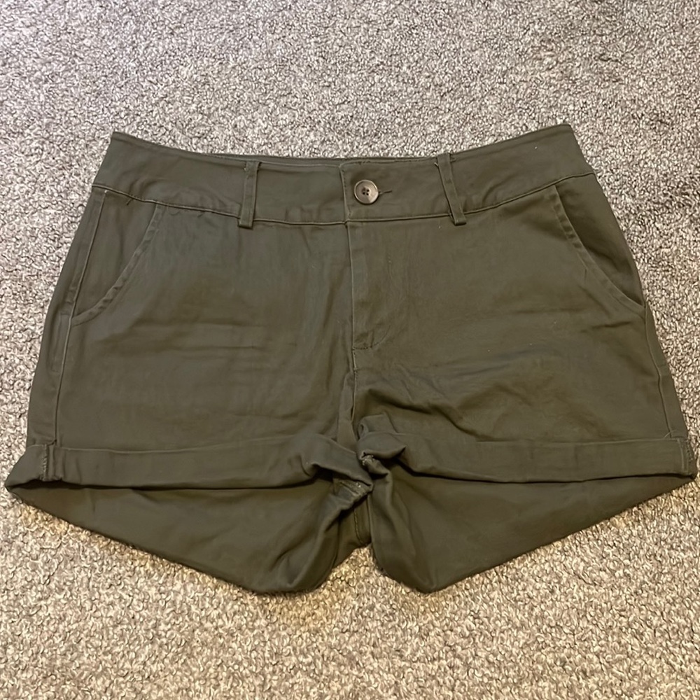 Green shorts